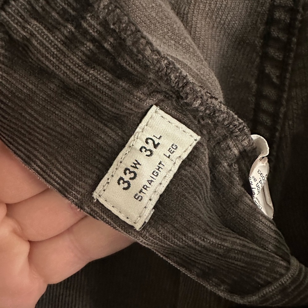 Men's Brown J Crew Corduroy Pants - Picture 2 of 4